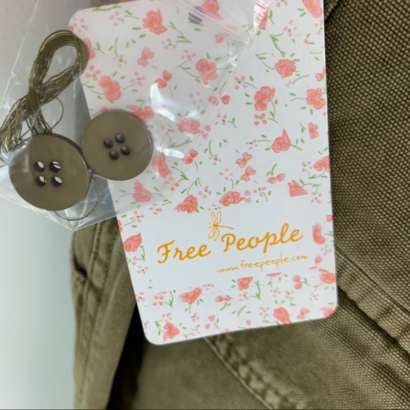 Free People Go West Utility Open Back Jumpsuit S - Picture 14 of 16